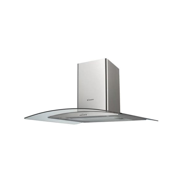 Hotte décorative CANDY 90 cm inox & verre (CGM94X) Hotte décorative CANDY 90 cm inox & verre (CGM94X)